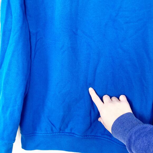 Vineyard Vines Blue Green Quarter Zip Sweater Sz M - Picture 4 of 6